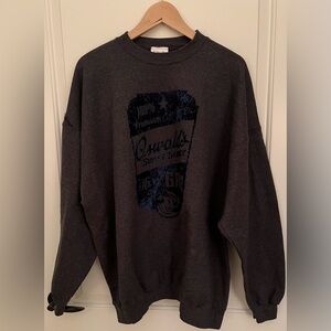 Disney Men's Charcoal Crewneck Sweater